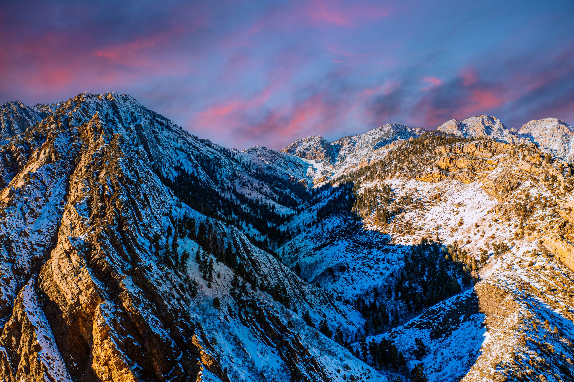 Mountains in Utah.