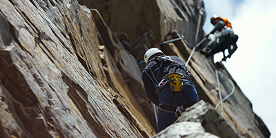 Rock climbers.